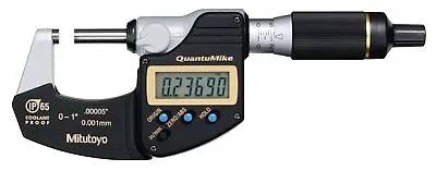 Mitutoyo 293-185-30 QuantuMike DIGIMATIC Micrometer 0-1  IP65 0.00005  NO SP • $179.07