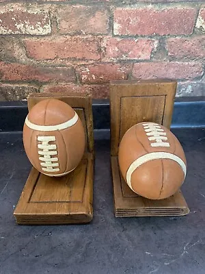 THAI INT’L Football Wooden Bookends Sports • $25