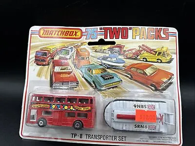 1975 Matchbox Lesney TP-8 TRANSPORTER SET Superfast  75 TWO PACKS Free Shipping • $59.99