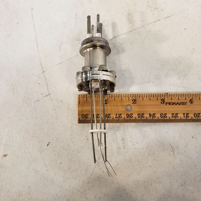$70 • Buy 1.33  DN16CF 4x Electrical Feedthrough Stainless Steel High Vacuum