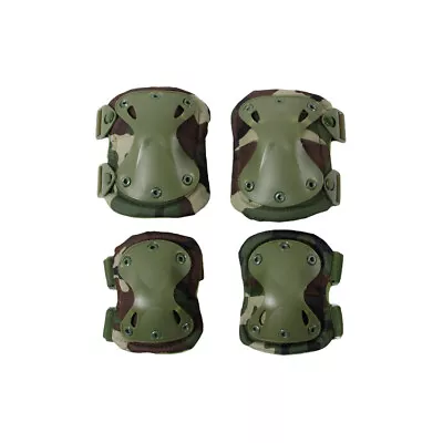 Knee Pad And Elbow Pad SetUS Army Tactics Combat Military Pads Outdoor Gel • $16.99