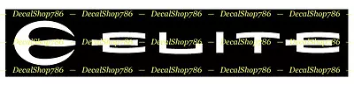 Elite Archery - Outdoor Sports / Bow Hunting - Vinyl Die-Cut Peel N' Stick Decal • $4.75