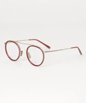 OLIVER PEOPLES MP-3-XL Glasses Gold Red Brown 46◽︎22-145 Unused ｗ/Case • £184.72