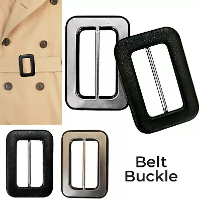 Covered Coated Belt Buckles Arts Crafts For Fashionable Clothing Leather Jacket • £5.09