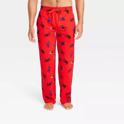 Mens Spiderman Pajama Pants Sleep S M L XL Marvel Women Adult Suits Venom NWT • $28.90