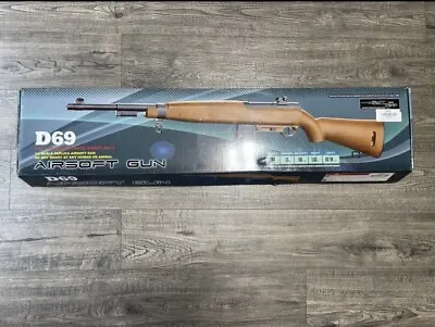 WELL D69 WORLD WAR II M1 CARBINE AUTO ELECTRIC AIRSOFT SNIPER RIFLE Gun Open Box • $49.99