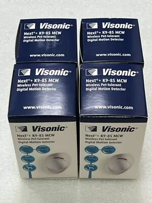 Visonic Next + K9-85 (868) MCW Wireless Digital Motion Sensor New - Lot Of 4 Pcs • $110