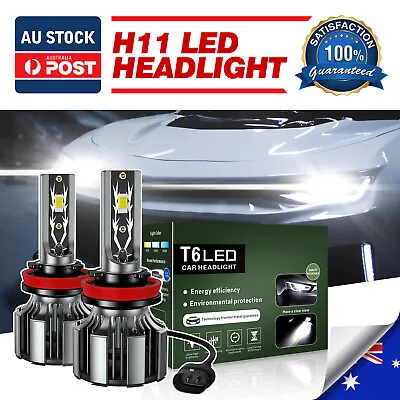 H11 H9 H8 LED Headlight Kit Fog Light Bulbs For Mitsubishi Lancer CJ 2007–2017 • $35.99