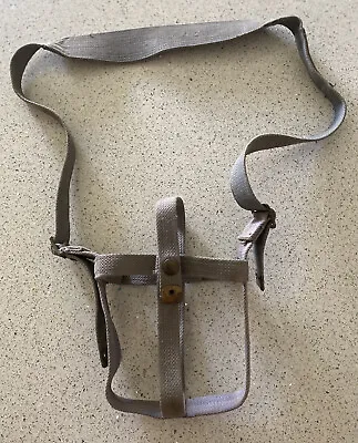 WW2 Australian RAF Grey P 37 Webbing Canteen Skeleton Harness + Equipment Brace • $20.55