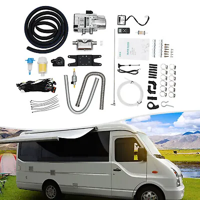 RV Cars Diesel Water Heater Kit Heat Conduction Coolant Heating System 12V 5000W • $310