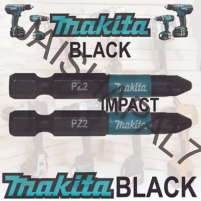 Makita Impact Black Pozi Screwdriver Bits PZ2 Drive Driver Bit Impact Duty  • £4.99