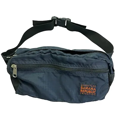 Vintage Banana Republic Waist Bag Fanny Pack Cross Body Adventure Expedition USA • $39.20