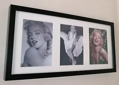 Marilyn Monroe Framed Picture 3 In 1 Multi Size 20.5 X 10 Inches 35mm Deep Frame • £29.95