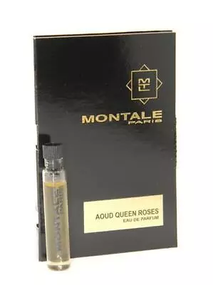 Montale Aoud Queen Roses EDP Vial Sample  2ml 0.07 Fl Oz New With Card • $9.79
