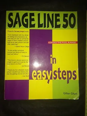 Sage Line 50 In Easy Steps By Gillian Gilert • £6.95
