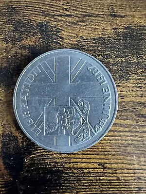 Falkland Islands 50 Pence 1982 Elizabeth II Liberation Coin • £5.99