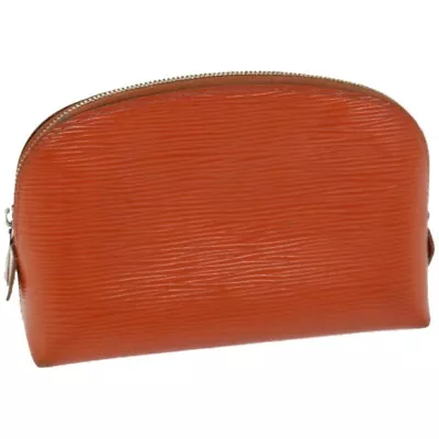 LOUIS VUITTON Epi Pochette Cosmetic Pouch Orange Pimon M40642 LV Auth 66990 • £168.90