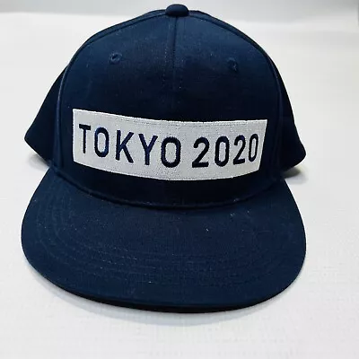 Tokyo 2020 Olympic Official Cap Hat ASICS Blue Unisex One Size Adjustable • $19.99