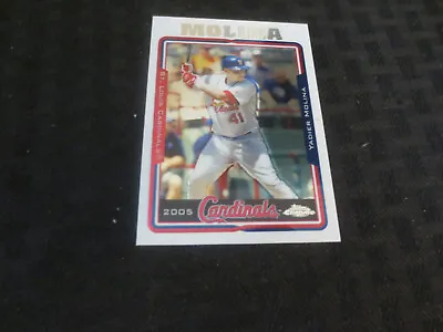 2005 Topps Chrome #463 Yadier Molina 2nd Year( 2004 Rookie Stats)Cardinals • $22.49