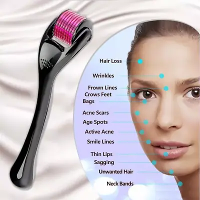 $14.75 • Buy Derma Roller 0.5mm Titanium Micro Needles Cosmetic Facial Needling For Face Skin