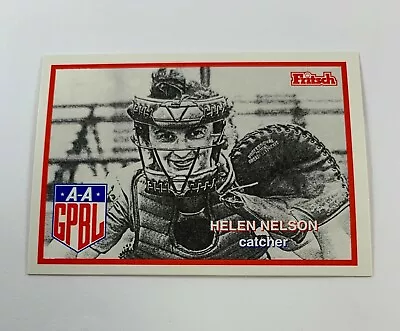 Fritsch AAGPBL Baseball Singles: #299 Helen Nelson • $4