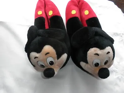 Novelty Mickey Mouse Mens Slippers Size 8 • £3