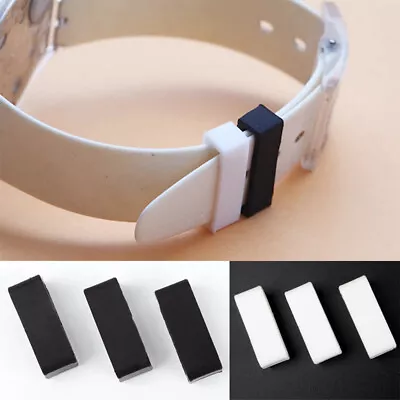 Silicone Strap Band Keeper Loop Ring For Garmin Vivoactive 3 4 Foreruner 245 645 • $6.59