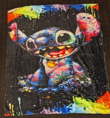 $34 • Buy NEW Disney Lilo And Stitch Comfy Fleece Throw Blanket