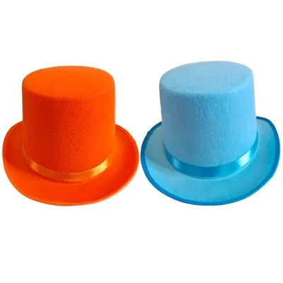 Fashion Solid Color Derby Hat Magician Cap For Magician Costume Felt Hat Adult • £7.94