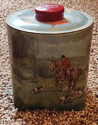 Vintage 1950's Joseph Bellamy & Sons Yorkshire England Tin Horse  Fox Hunt Scene • $25