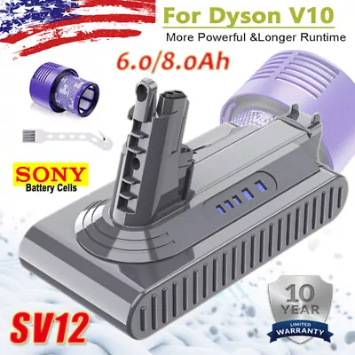 9000mAh 25.2V V10 Battery  For Dyson V10 Replacement Animal Fluffy Absolute SV12 • $54.99