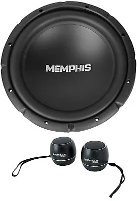 Memphis Audio 500w SRX1244 12  SRX Car Subwoofer Sub+Bluetooth Speakers • $81.95