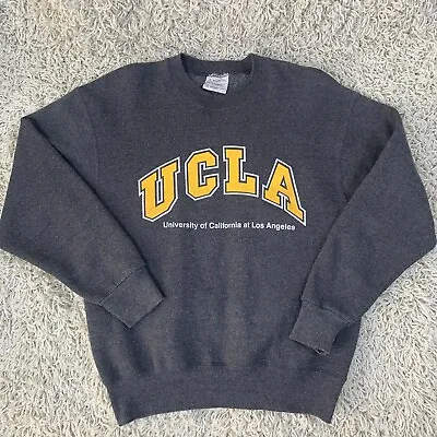 UCLA Men’s Grey Pullover Sweatshirt M • $21.99