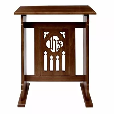 Walnut Maple Hardwood Florentine Collection Credence Table For Church 32 In • $395.88