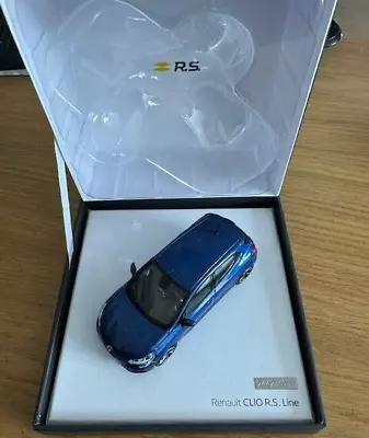 Premium X Renault Clio RS Line Blue 1:43 Scale Model Car • £33.95