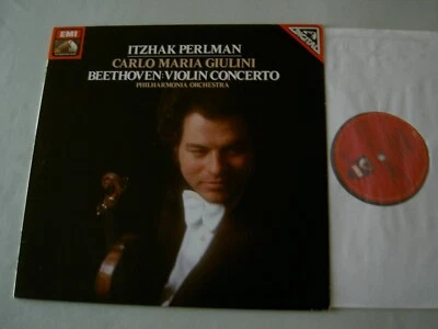£9.99 • Buy ASD 4059 BEETHOVEN Violin Concerto Perlman Giulini Vinyl LP