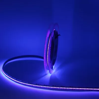 UV Black Light LED Strip 395-405nm 3528 12V Flexible Blacklight For Party Room • £2.63