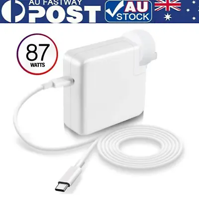 87W USB-C Power Adapter Charger 2M Type-C Cord For Apple Macbook Air Pro Laptop • $26.80