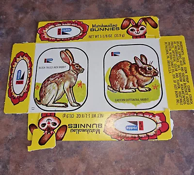 1980s Rodda Candy Un-Cut Trading Card  Rabbits • $0.99