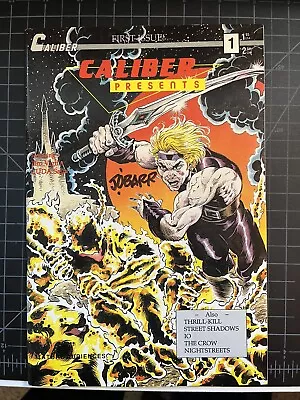 Caliber Presents #1  1st Appearance The Crow James O'Barr SIGNED 1989 Comic • £402.14