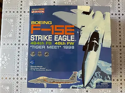 1/72 Dragon Wings No. 50075  Boeing F-15e Strike Eagle 494th Fs Tiger Meet  1998 • $64.99