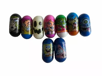 Mighty Beanz Vintage (2004)  Including Spongebob & Patrick Star  9 In Total Rare • £10.99