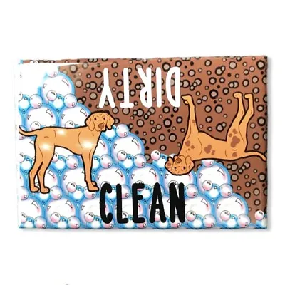 Vizsla Dog Dishwasher Magnet Kitchen Cleaning Accessories Handmade Home Decor • $9