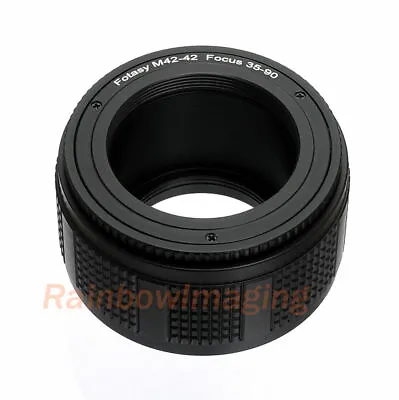 (Female) M42 42mm Helios Lens To M42 Macro Focusing Helicoid 35mm - 90mm • $27.75