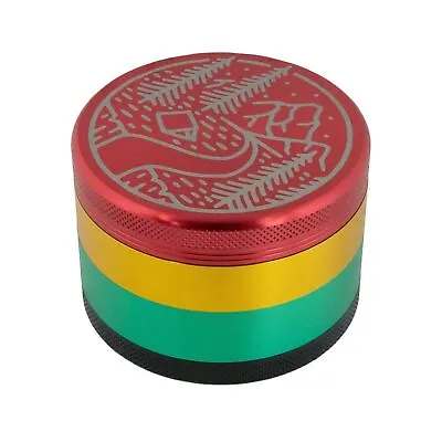 Tobacco Herb Grinder Spice Herbal 4 Piece Metal Rasta Alloy Smoke Large • £10.61