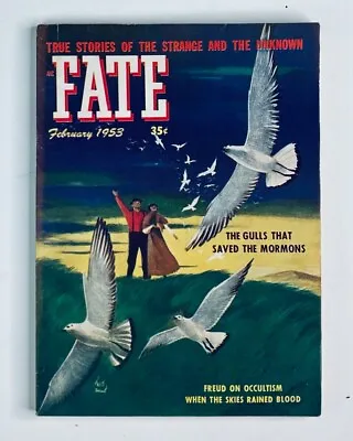 VTG Fate Magazine February 1953 Vol 6 No. 2 The Unfading Roses No Label • $13.45