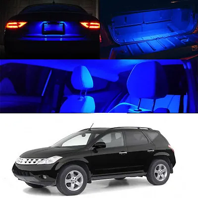 For: 03-07 Nissan Murano Blue LED Bulb Full Package Map Dome Door Trunk License • $16.92