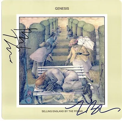 £29.99 • Buy Genesis Mike Rutherford & Tony Banks Selling England Signed 8 X 8 Autographs COA