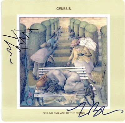 £29.99 • Buy Genesis Mike Rutherford & Tony Banks Selling England Signed 8 X 8 Autographs COA