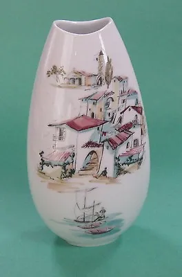 ROSENTHAL MULLER LOEWY Modern Art Design Porcelain FRENCH RIVIERA Décor VASE • $75